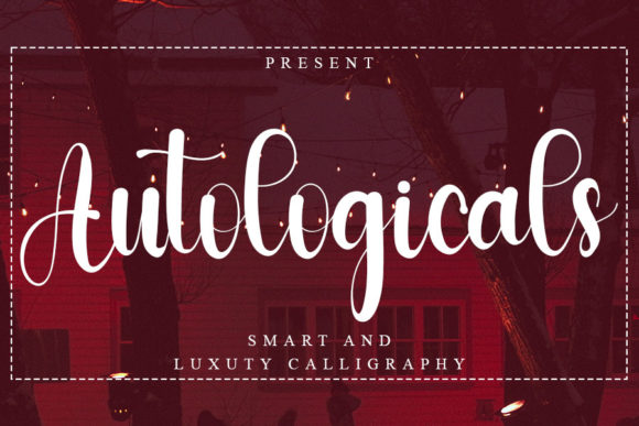 Autologicals: A Whimsical Handwritten Font for Crafters and Makers