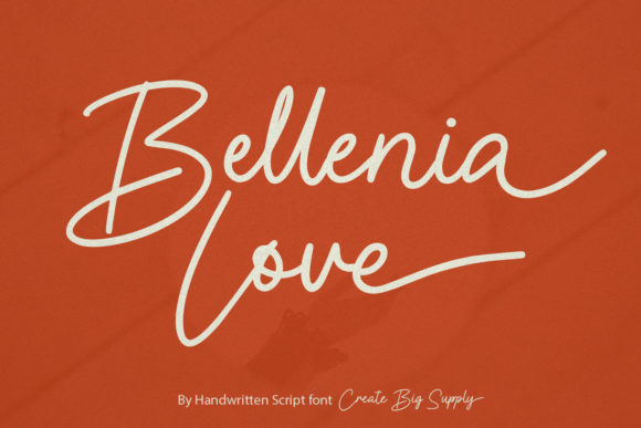 Bellenia Love: A Graceful Script Font for Branding