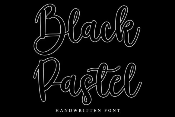 Black Pastel: A Delicate Script Font for Impactful Digital Campaigns