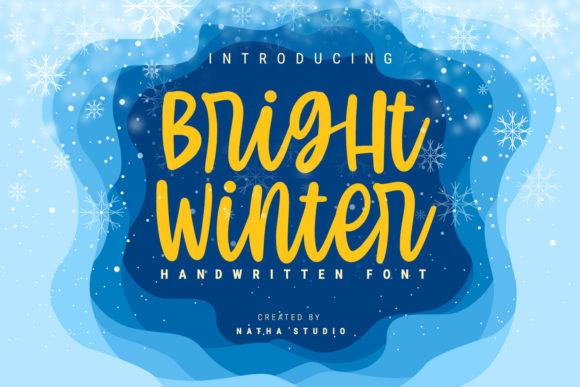 Bright Winter: A Delicate Script Font for Editorial Elegance