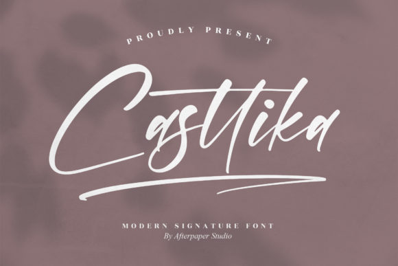 Casttika: A Modern Script Font for Web Design