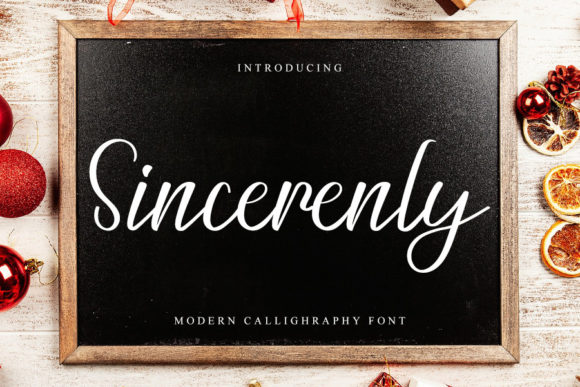 Choosing Sincerely: A Script Font That Elevates Modern Web Design