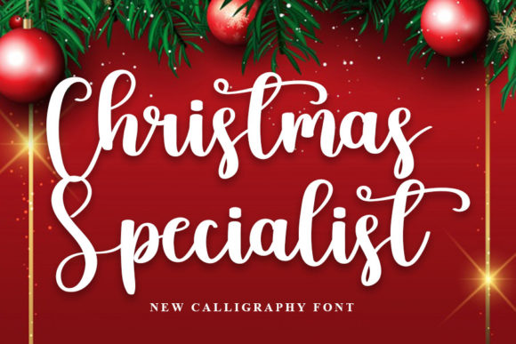 Christmas Specialist: A Festive Script Font for Digital Design Projects