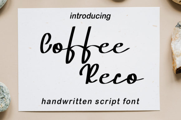 Coffee Reco: A Sweet Script Font That Elevates Your Brand’s Look