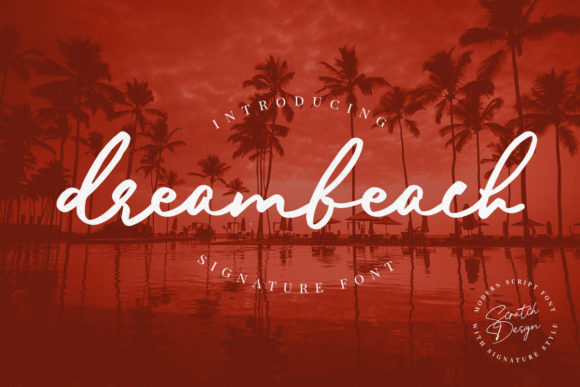Dreambeach: A Modern Script Font for Web Design