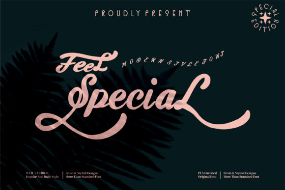 Feel Special: A Script Font That Elevates Branding Projects with Personality