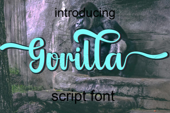 Gorilla: A Handwritten Font for Modern Web Design