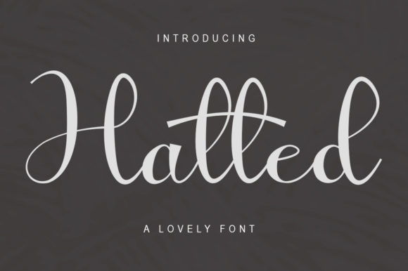 Hatted: A Luxurious Handwritten Font for Elegant Editorial Design