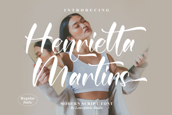 Henrietta Martins: A Luxurious Handwritten Font for Editorial Design