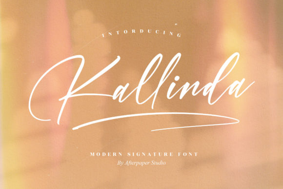 Kallinda: A Script Font That Elevates Small Business Branding