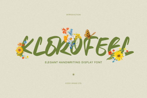 Klorofeel: A Handwritten Font That Brings Elegance to Branding