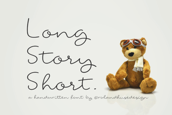 Long Story Short: A Handwritten Font for Engaging Digital Campaigns