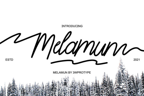 Melamun: A Script Font That Elevates Brand Campaigns with Style