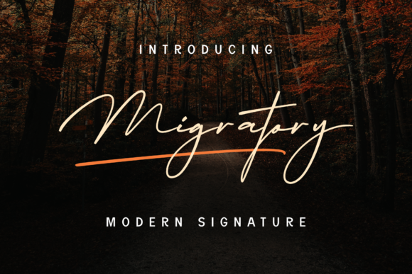 Migratory: A Modern Handwritten Font for Editorial Design