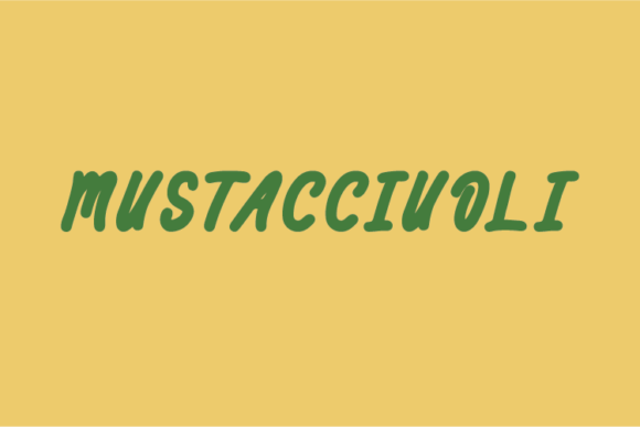 Mustacciuoli: A Natural Handwritten Font for Web Design