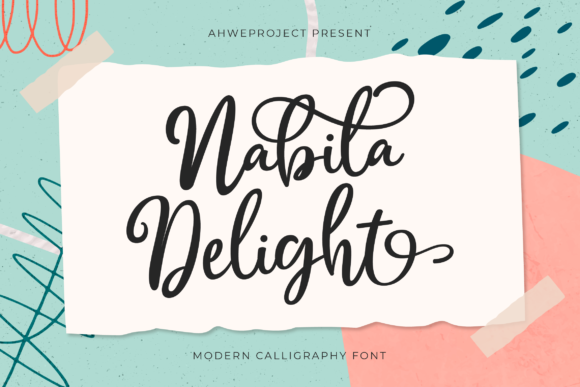 Nabila Delight: A Playful Script Font for Editors
