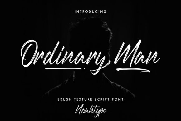 Ordinary Man: A Handwritten Font with Authentic Texture for Brand Design