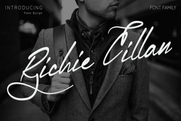 Richie Cillan: The Elegant Script Font for Makers