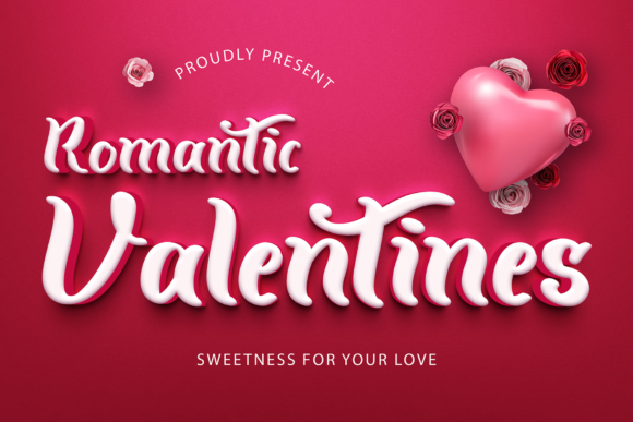 Romantic Valentines: A Script Font for Elegant Editorial Design