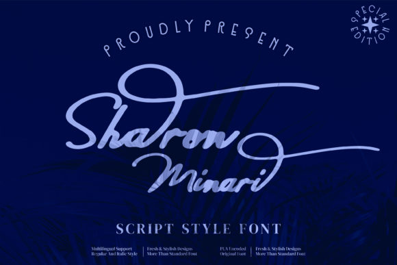 Sharon Minari: A Premium Script Font for Crafters