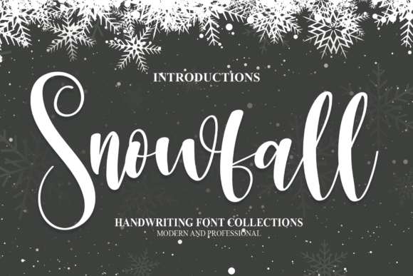 Snowfall: A Handwritten Font for Modern Web Design