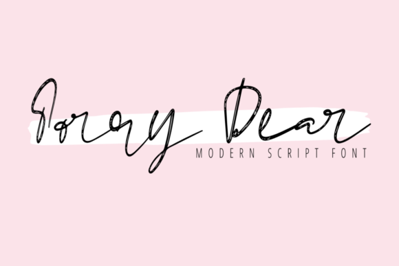 Sorry Dear: A Timeless Handwritten Font for Editorial Design