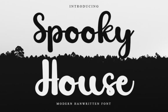Spooky House Font: Elevating Campaign Design with Elegant Script Typography