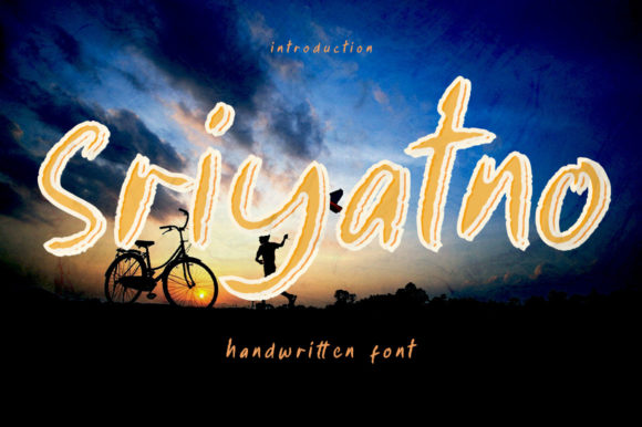 Sriyatno: A Handwritten Font That Elevates Web Design and Digital Branding