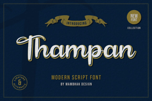 Thampan: A Playful Script Font That Elevates Campaign Visuals