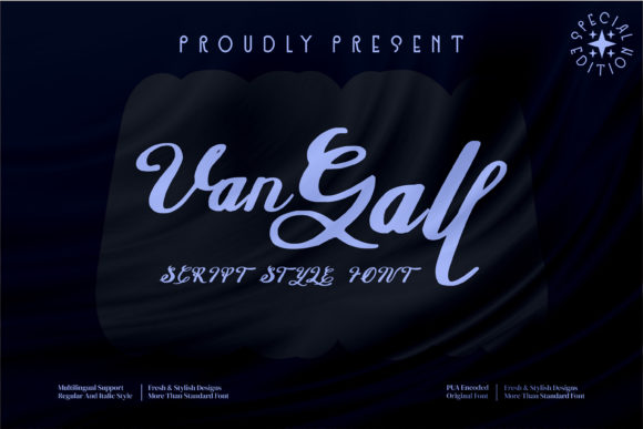 Van Gall: Elevating Web Design with a Premium Script Font