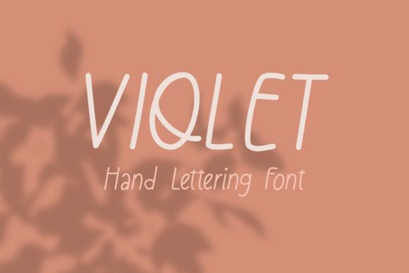 Violet: A Delicate Handwritten Font for Crafters
