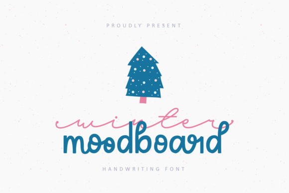 Winter Moodboard Font: Adding Vintage Elegance to a Boutique Brand Identity
