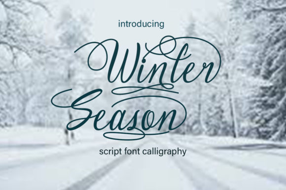 Winter Season: A Playful Script Font for Brand Identity