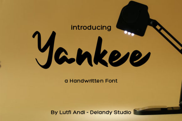 Yankee: A Handwritten Script Font for Modern Web and Digital Design